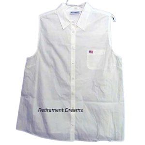 MATERNITY Top Shirt S NEW NURSING US Flag Pocket